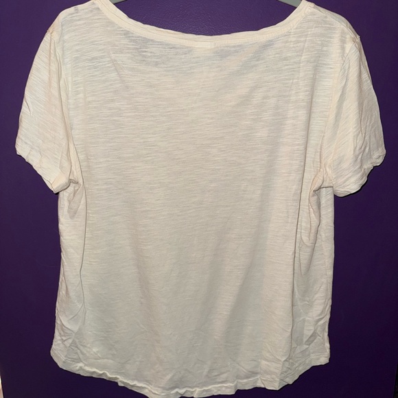 H&M Soft Cream Short Sleeve Tee - Picture 2 of 3